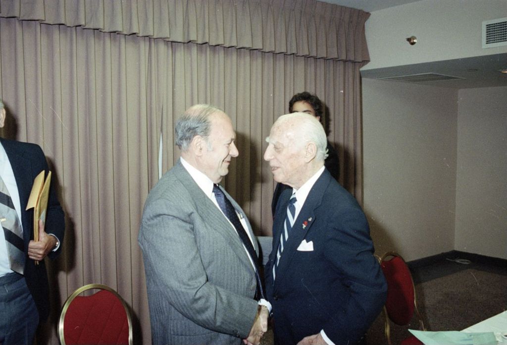 Congressman Frank Annunzio and Judge Abraham Lincoln Marovitz