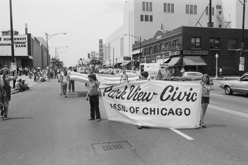 Miniature of Parkview Civic Association parade marchers
