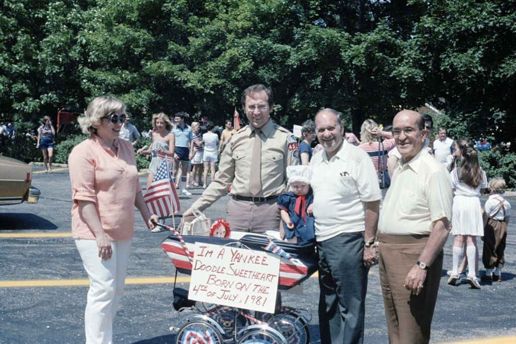 Congressman Frank Annunzio and Anthony C. Laurino on July 4th