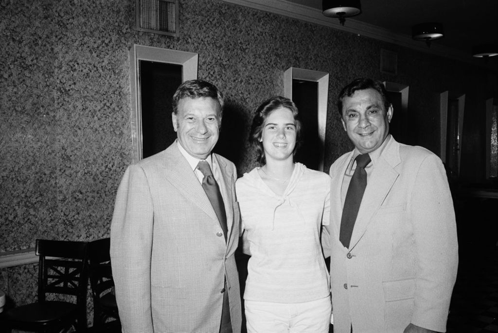 Miniature of Congressman Frank Annunzio posing with two people