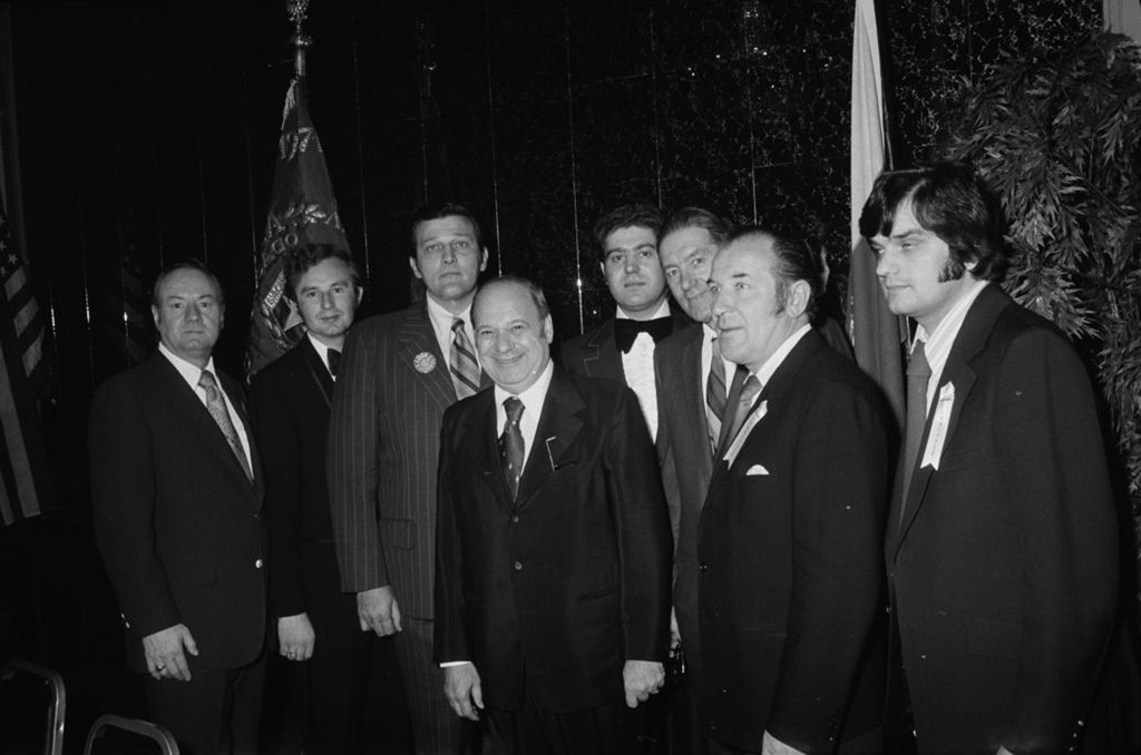 Polish Arts Club, including Congressman Frank Annunzio, Chester Majewski, Ted Lechowicz