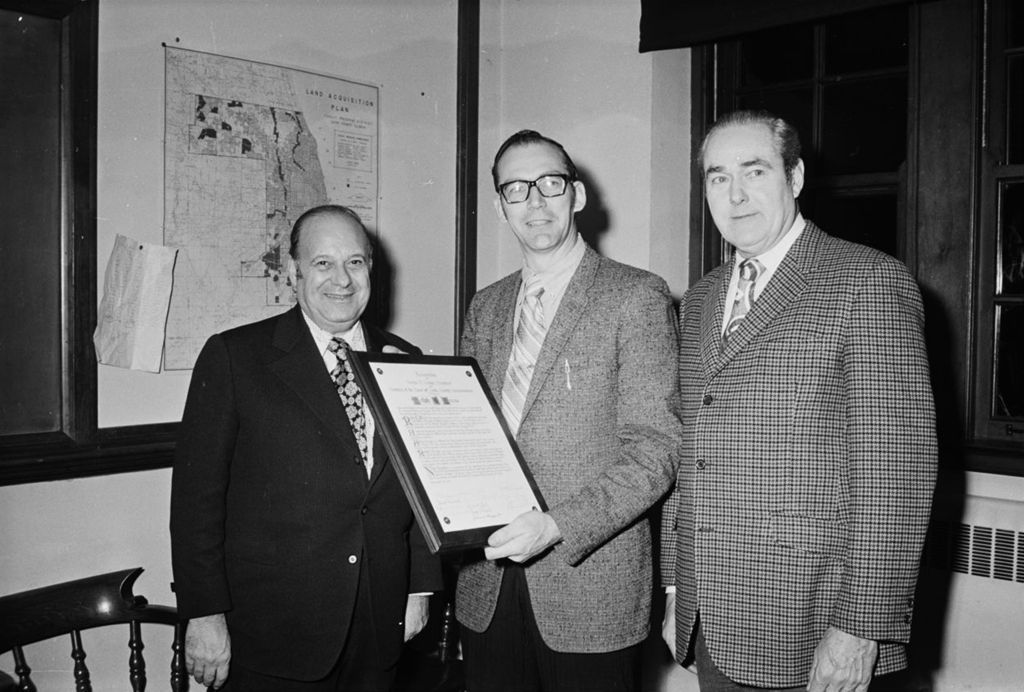 Congressman Frank Annunzio with George Dunne and Ralph Frese