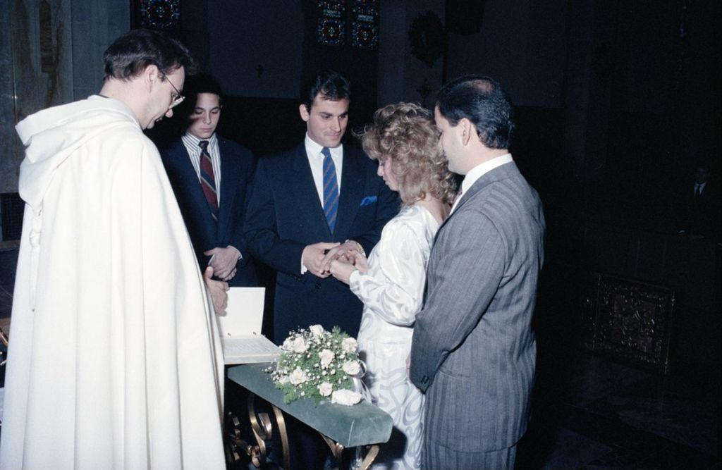 Miniature of Congressman Frank Annunzio's grandson Lato gets married