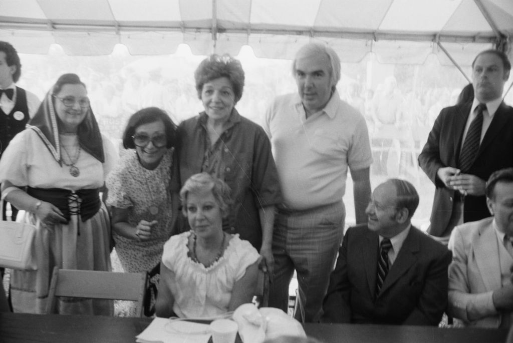 Congressman Frank Annunzio with Jane Byrne and group