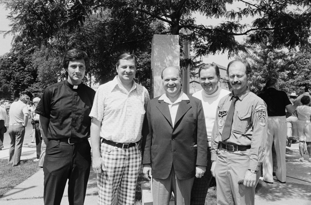 Congressman Frank Annunzio with Sauganash community leaders