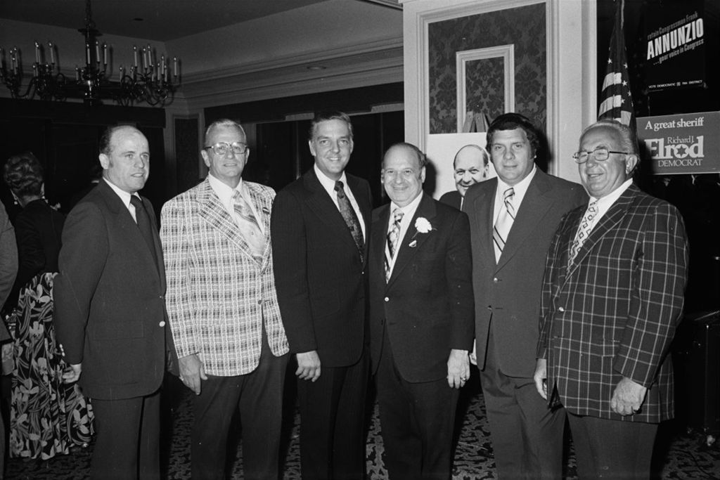 Miniature of Congressman Frank Annunzio with other municipal government officials