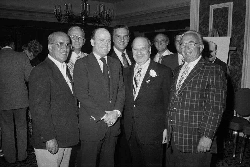 Congressman Frank Annunzio with other municipal government officials