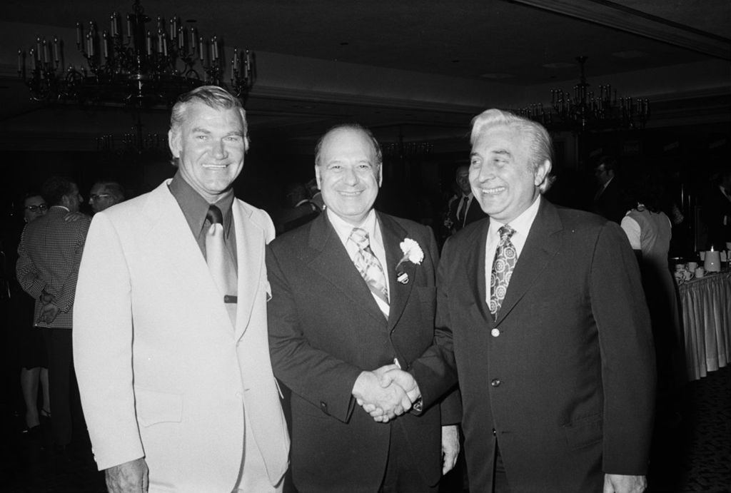 Miniature of Casey Laskowski, Congressman Frank Annunzio and Roman Pucinski