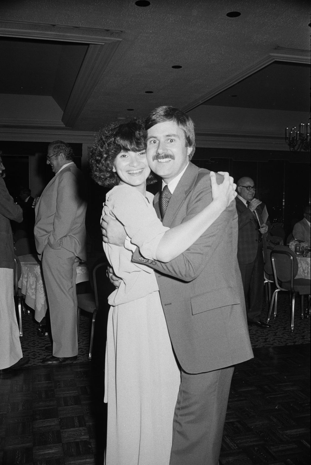 Susan Tynan dancing with her husband Kevin