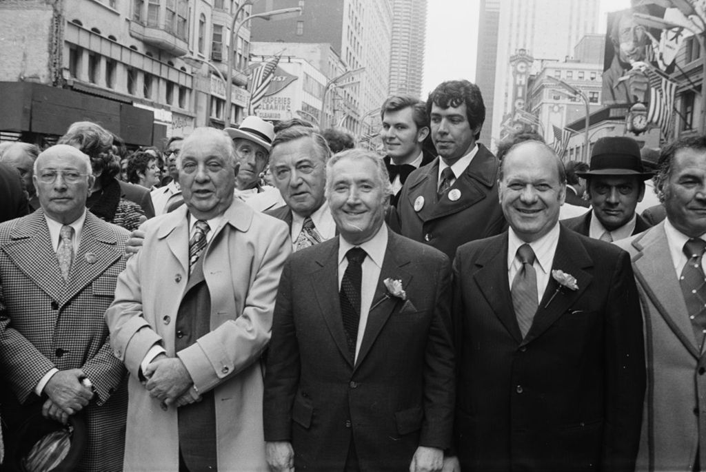 Joe Perterno, Mayor Daley, Congressman Rodino and Congressman Frank Annunzio