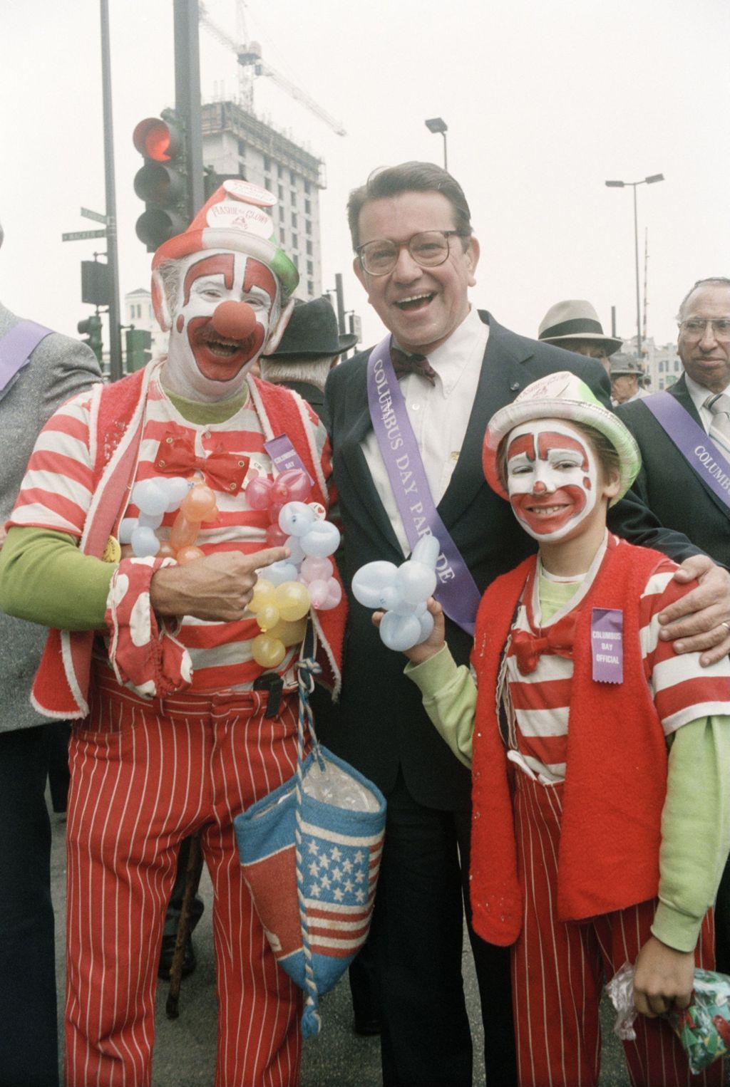 Miniature of Flashy the Clown and Senator Paul Simon