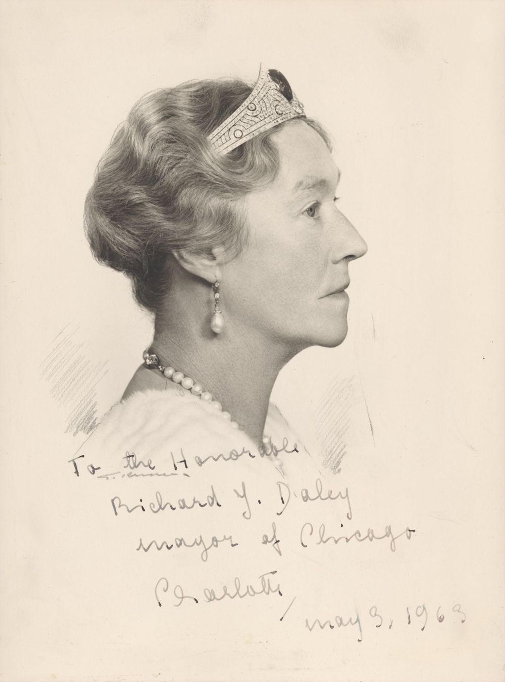 Miniature of Royal woman, identified as Charlotte