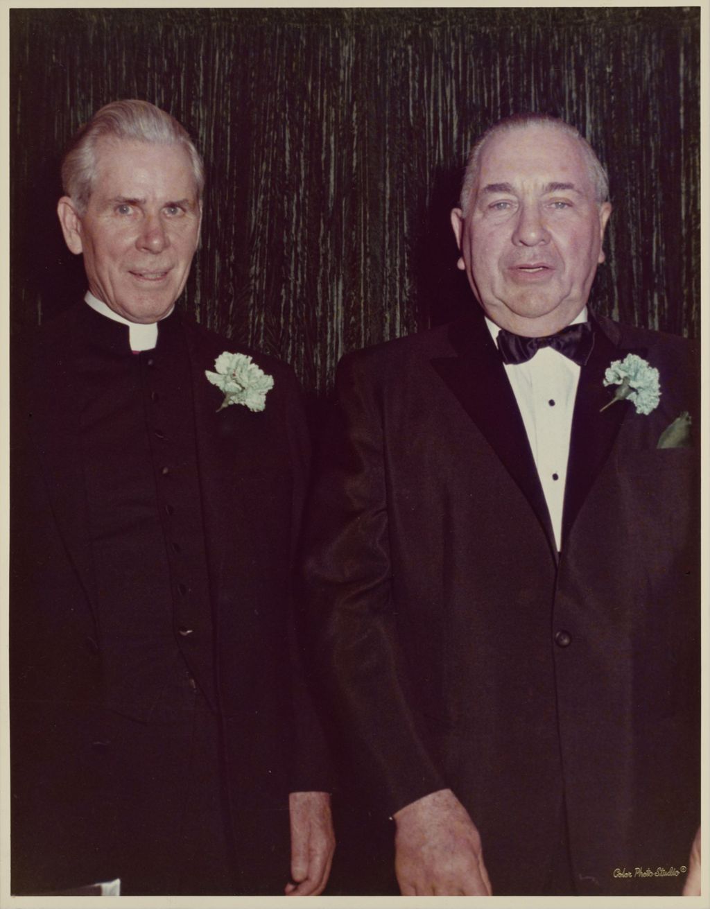 Miniature of Richard J. Daley and Bishop Fulton J. Sheen