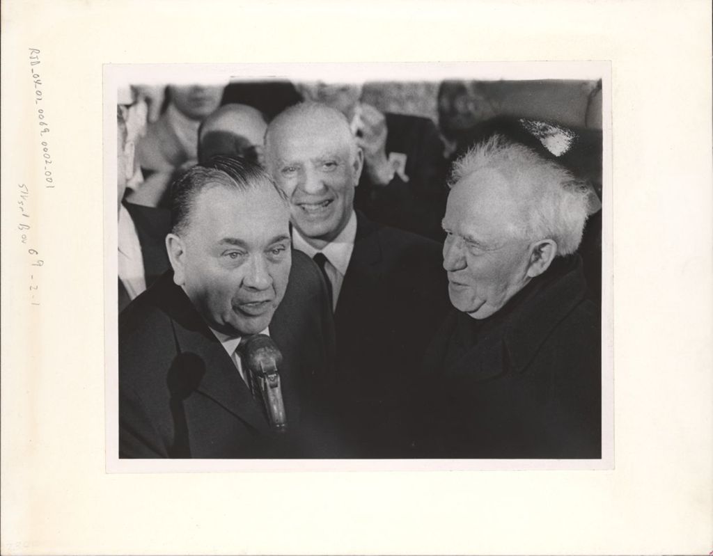 Richard J. Daley with David Ben-Gurion