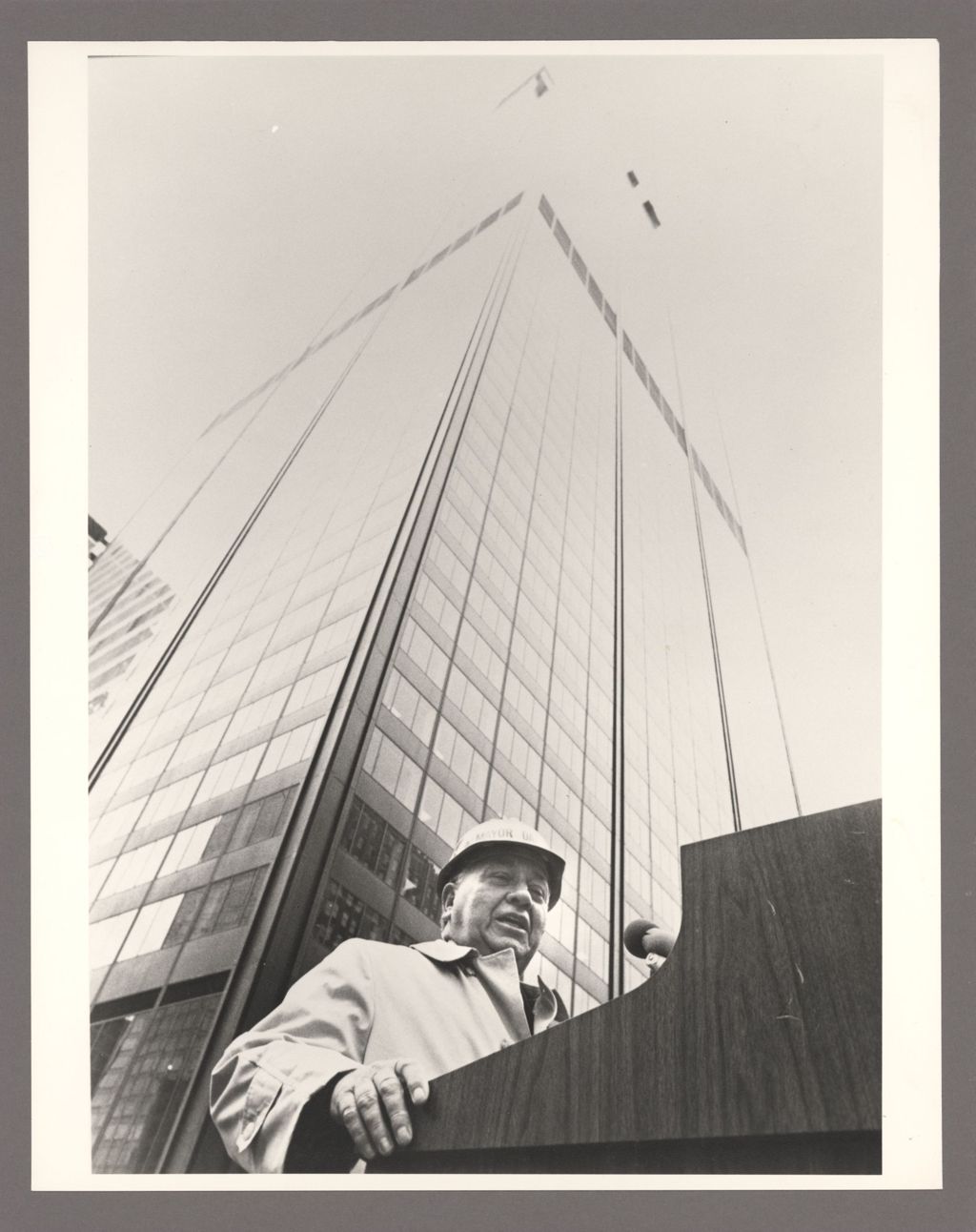 Richard J. Daley speaking at Sears Tower dedication