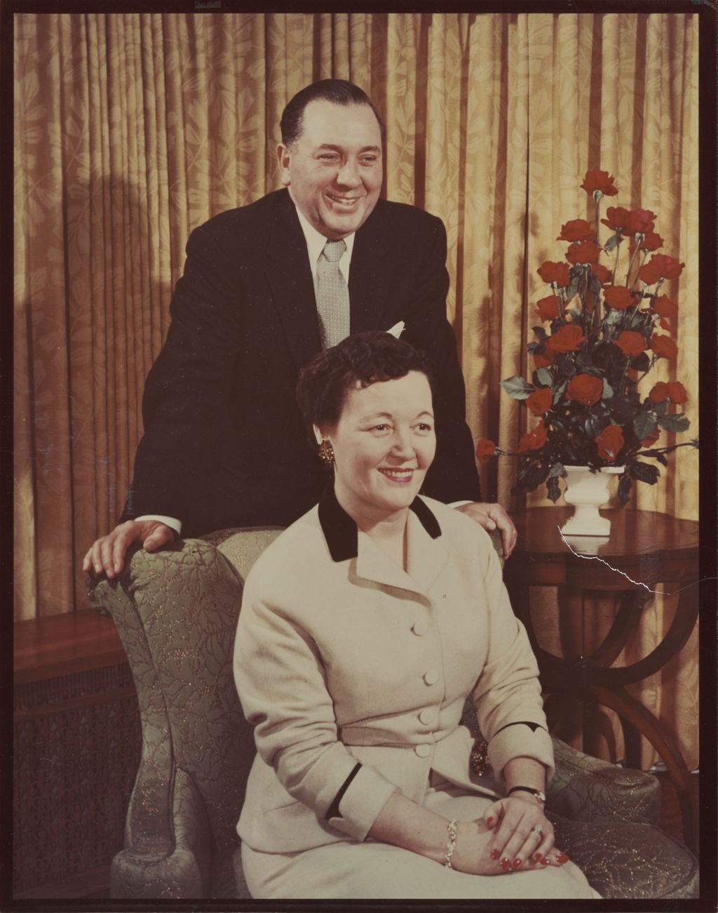 Miniature of Portrait of Eleanor "Sis" Daley and Richard J. Daley