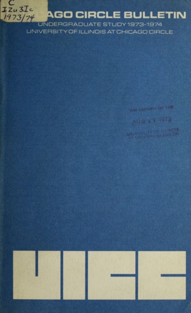 Undergraduate Catalog, 1973-1974