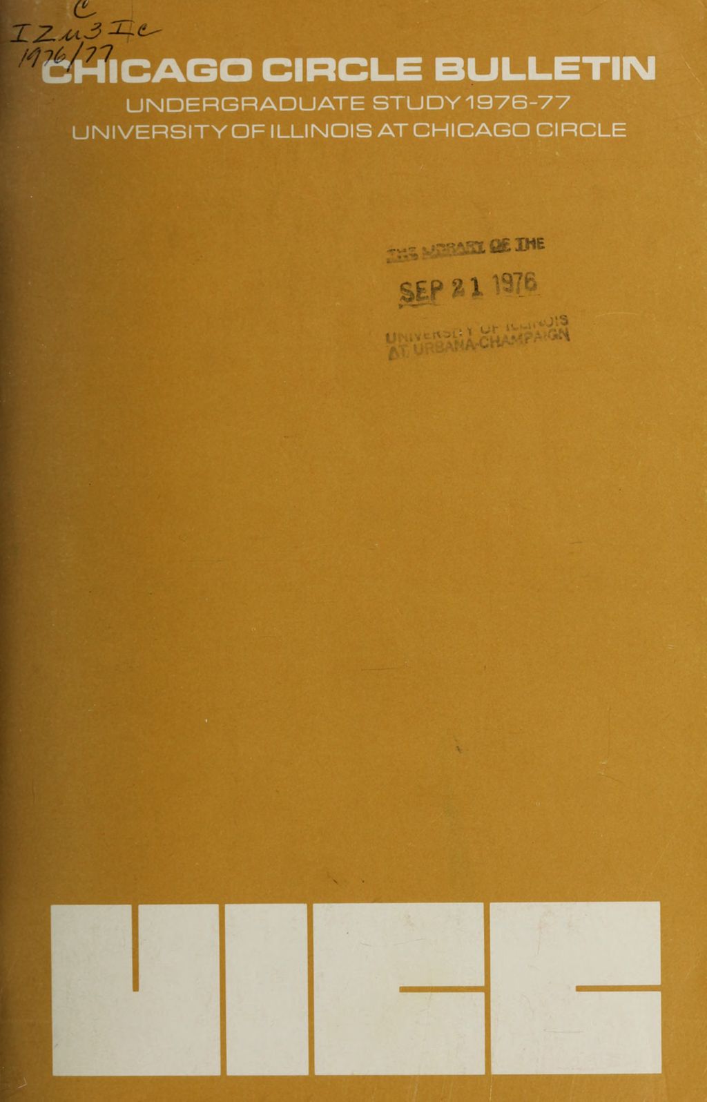 Undergraduate Catalog, 1976-1977