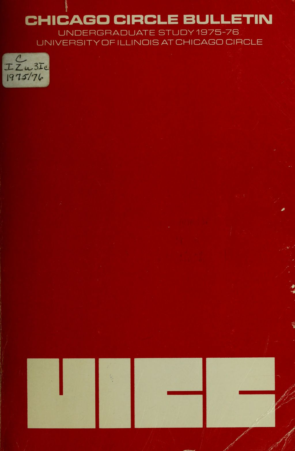 Undergraduate Catalog, 1975-1976