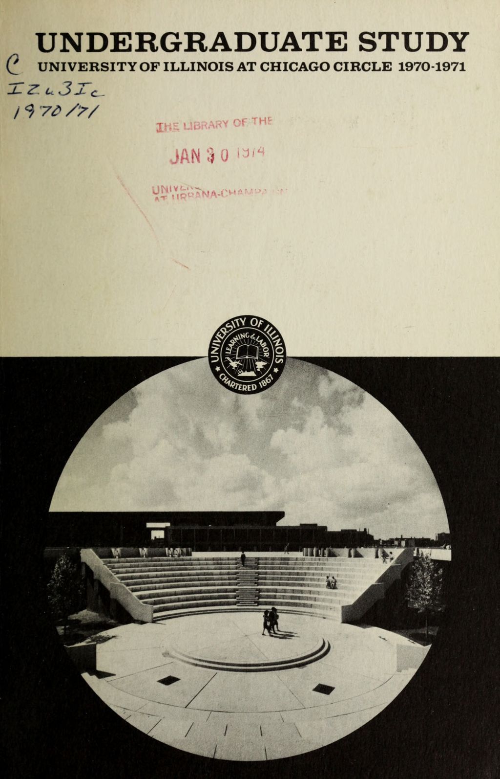 Miniature of Undergraduate Catalog, 1970-1971