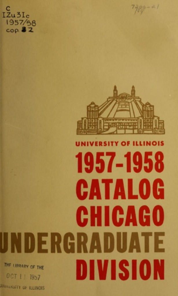 Undergraduate Catalog, 1957-1963