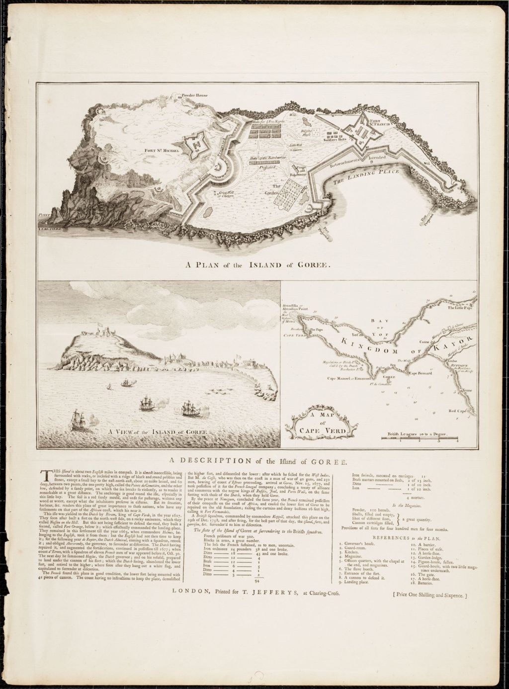 Miniature of Island of Goree / T. Jefferys [approximately between 1700-1799]