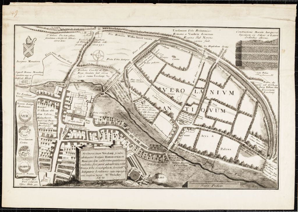 Verolanium urbs Britannico / Ws. Stukeley (1721)