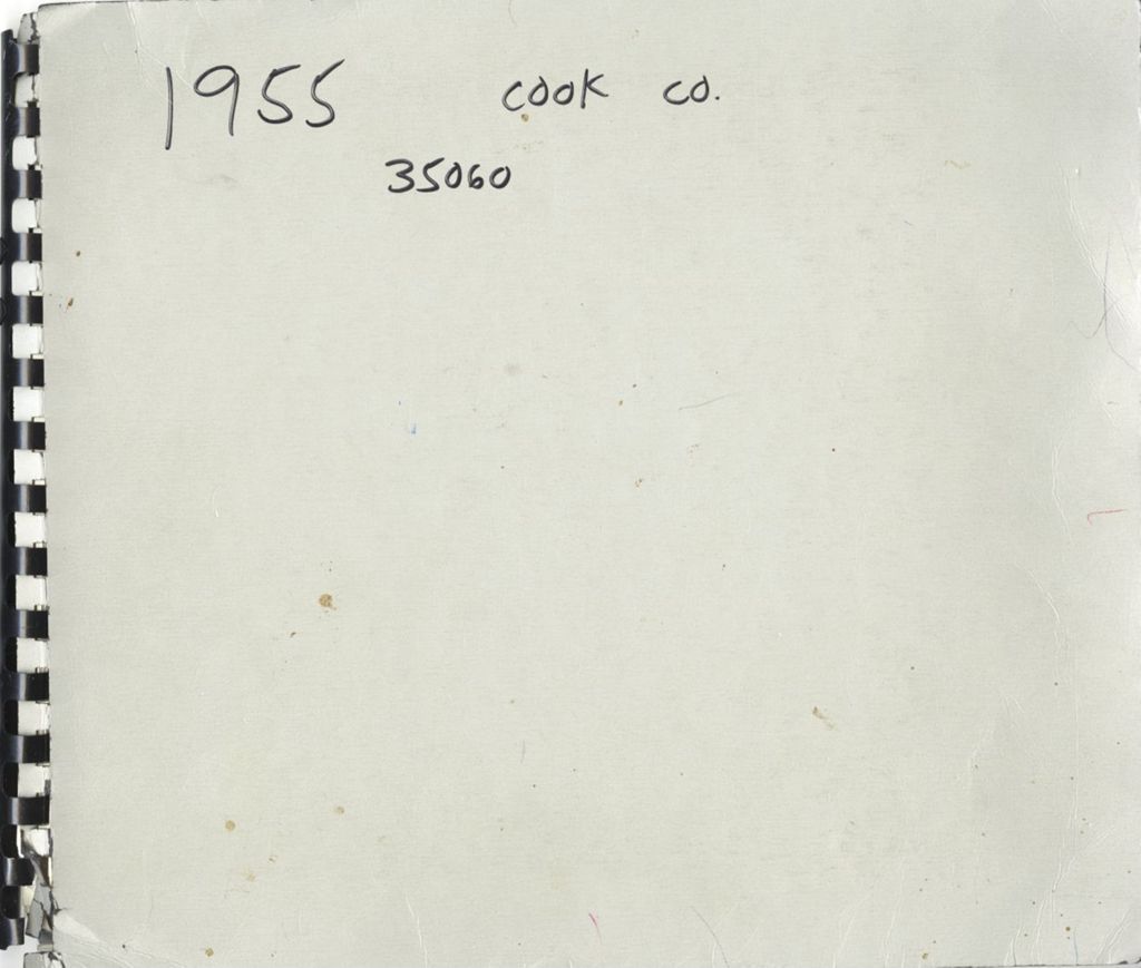 Miniature of Index map of 1955 Cook County Aerial Survey (35060)