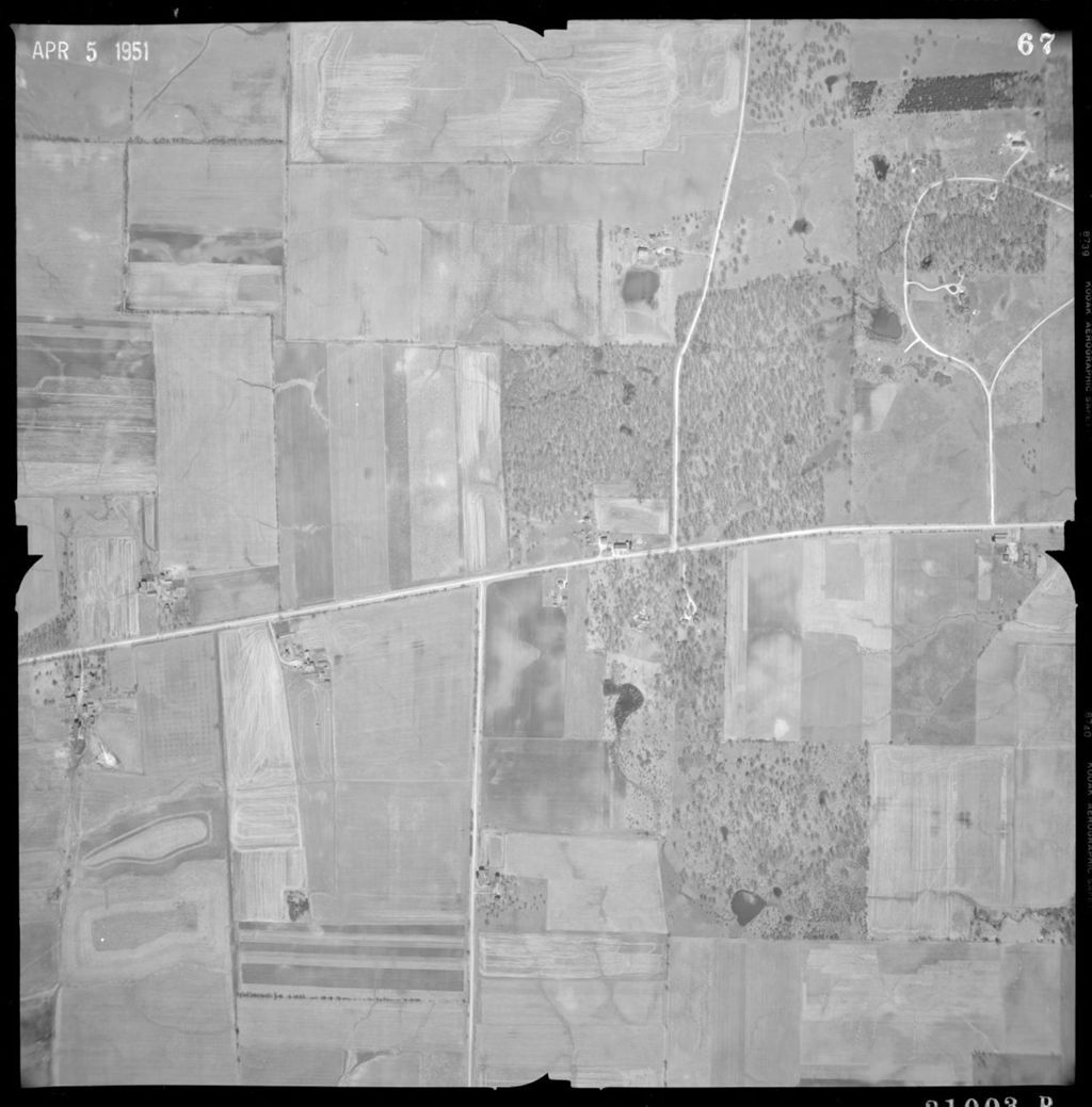 1951 Northern Illinois Townships in DuPage and Will Counties Aerial Survey (31003)