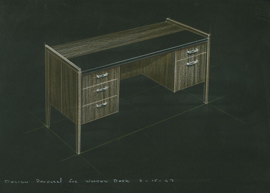 Miniature of Wooden desk