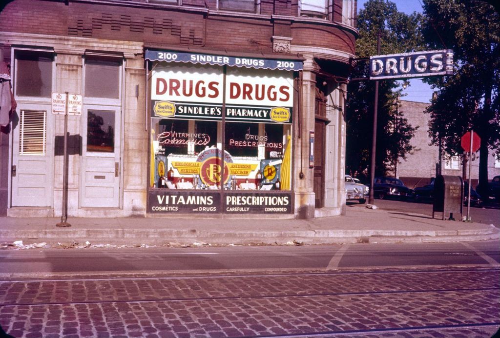 Sindler Drugs, Pulaski and 21st Street