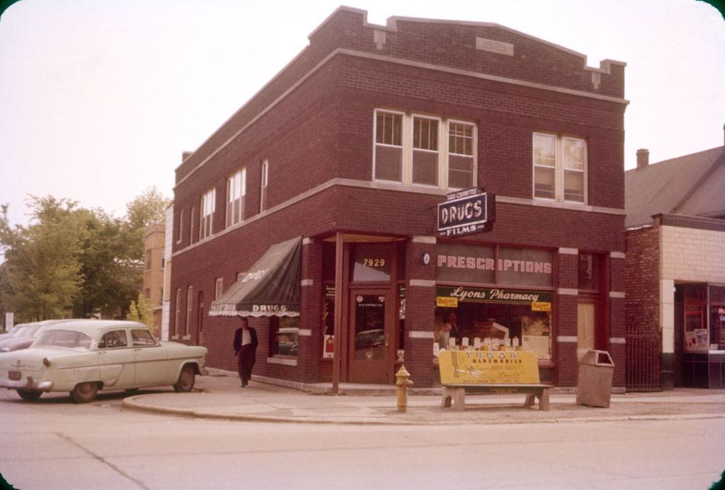 Lyons Pharmacy, Ogden Avenue at Prescott, Lyons