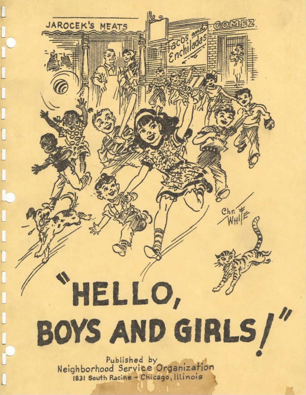 Miniature of &quot;Hello Boys and Girls!&quot; storybook and neighborhood guide