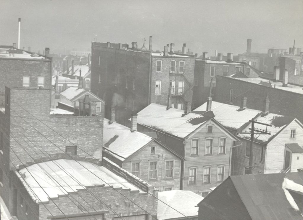 Miniature of Building rooftops, Howell House neighborhood