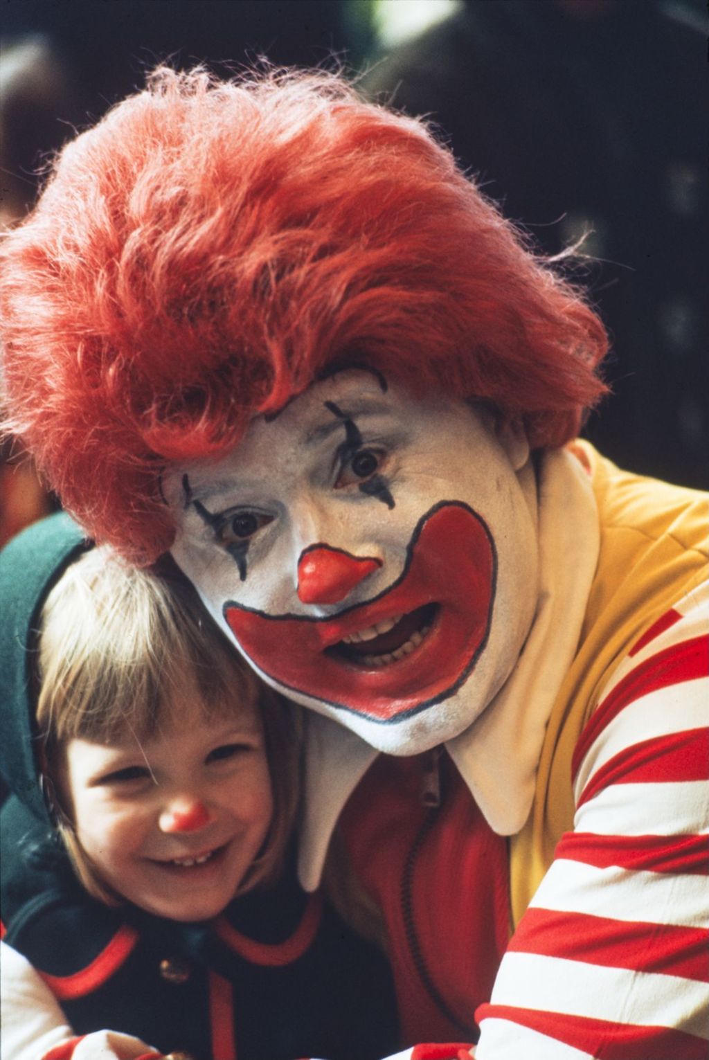 Miniature of St. Patrick's Day Parade, Ronald McDonald and child