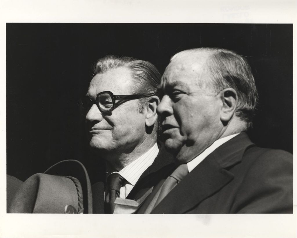 Miniature of Nelson Rockefeller and Richard J. Daley