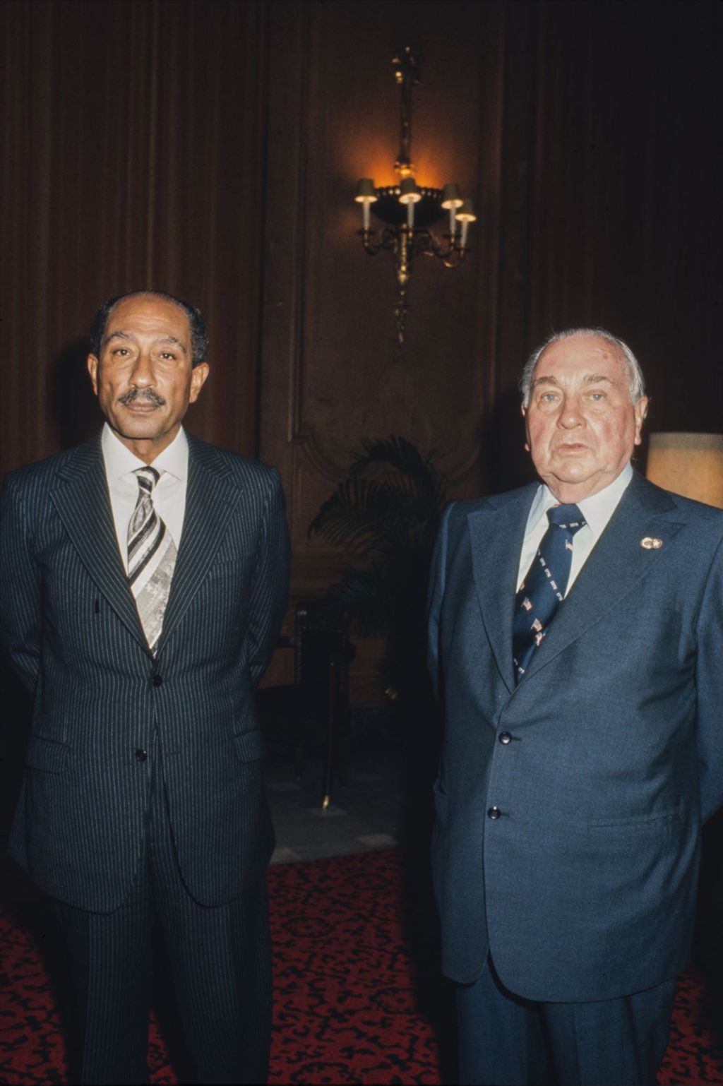 Chicago visit of Egyptian President Anwar Sadat