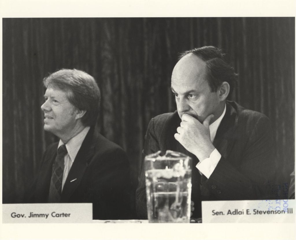 Jimmy Carter and Adlai E. Stevenson III