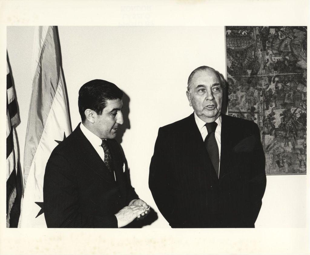 Miniature of Bob Abboud and Richard J. Daley