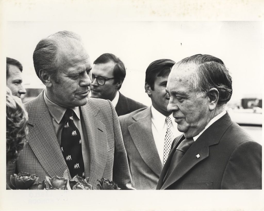 President Gerald Ford visits Chicago