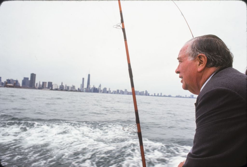 Miniature of Richard J. Daley at a Fish Derby