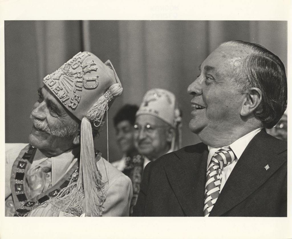 Richard J. Daley with Shriners