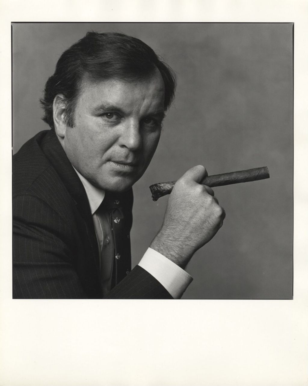 Miniature of Richard M. Daley after winning mayoral election