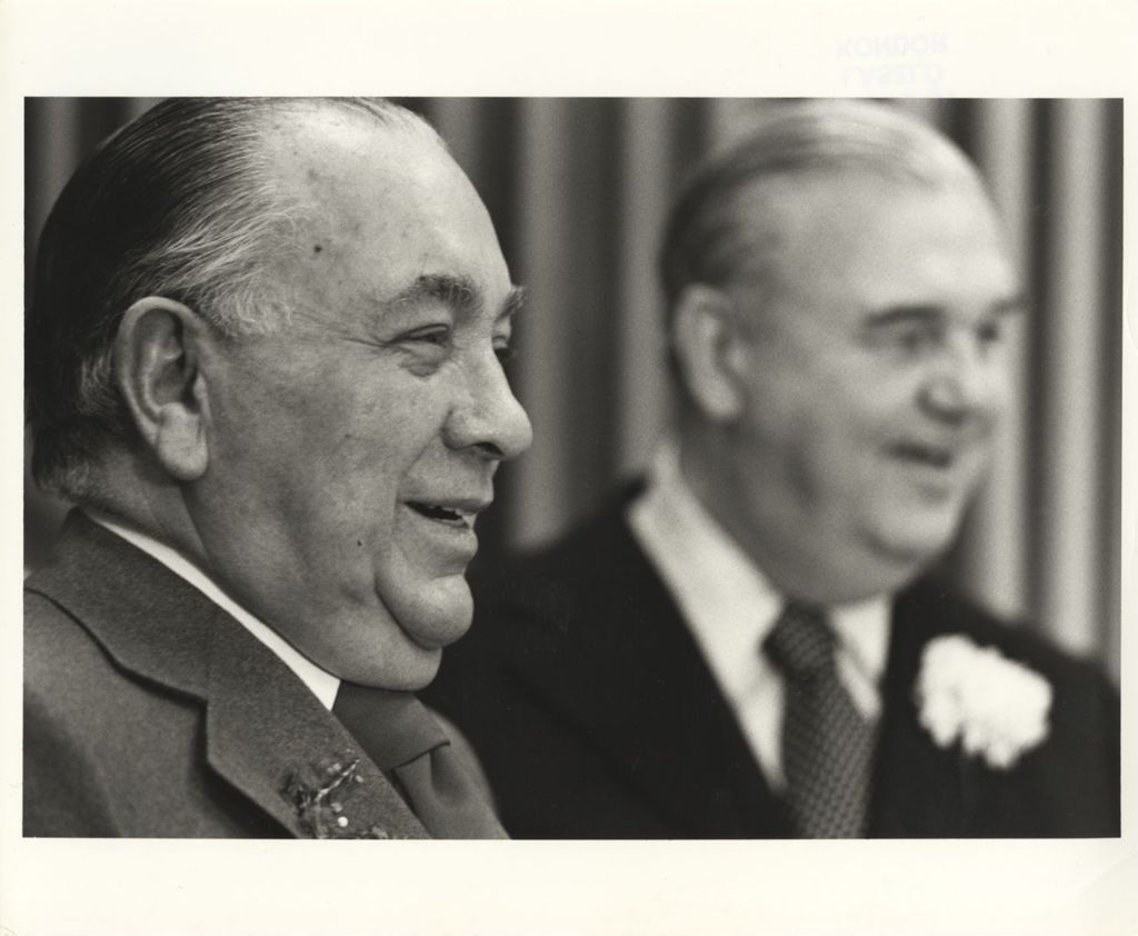 Miniature of Richard J. Daley and Mike Howlett
