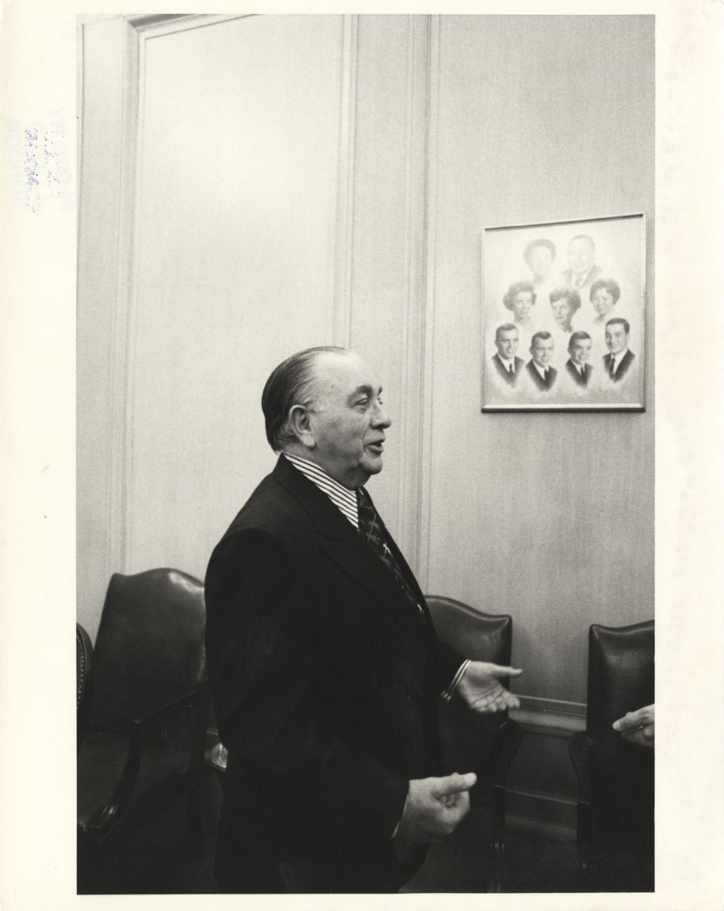 Richard J. Daley in his office