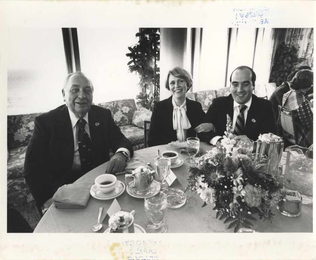 Richard J. Daley, Loretta and William Daley at the Chicago Yacht Club