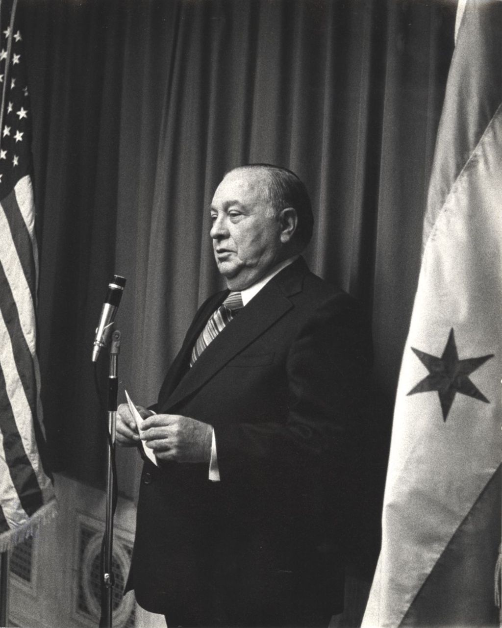 Miniature of Richard J. Daley at breakfast event on his last day of life