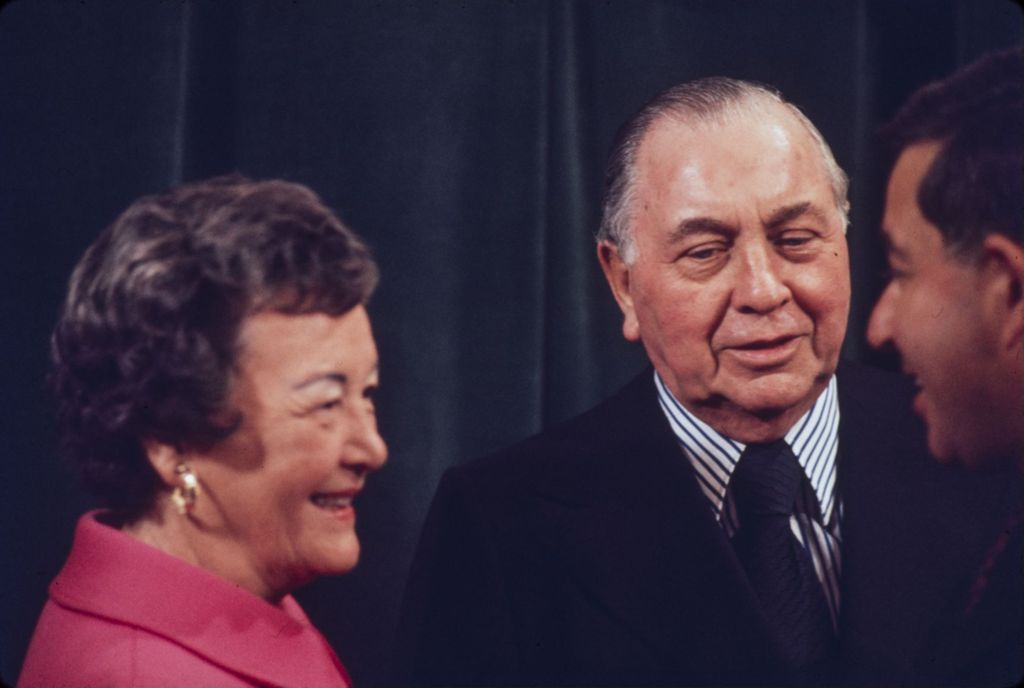 Miniature of Eleanor and Richard J. Daley at City Hall