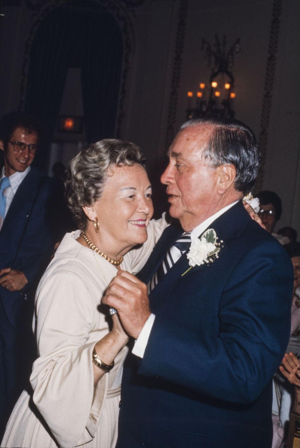 Miniature of Eleanor and Richard J. Daley at John Daley's wedding reception