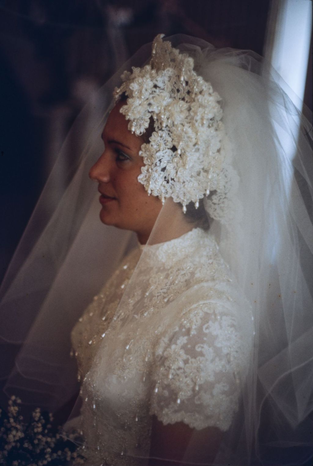 Mary Lou Briatta on the day of her wedding to John Daley